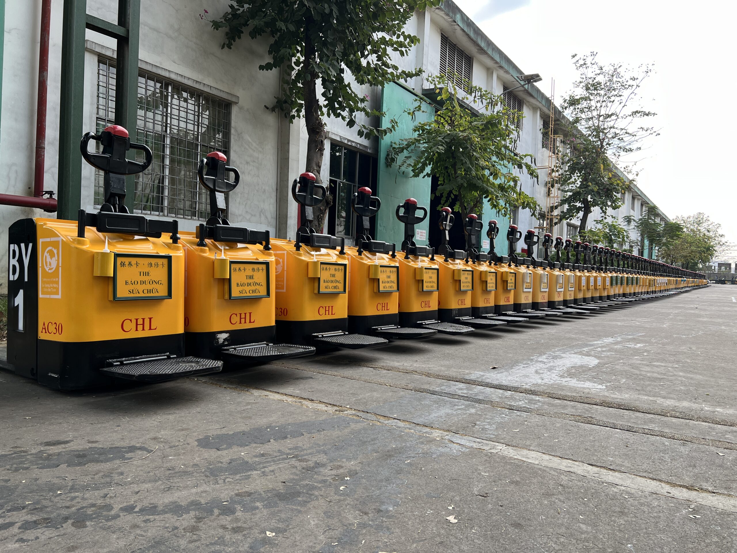 xe nâng điện Pallet Truck Pin Lithium
